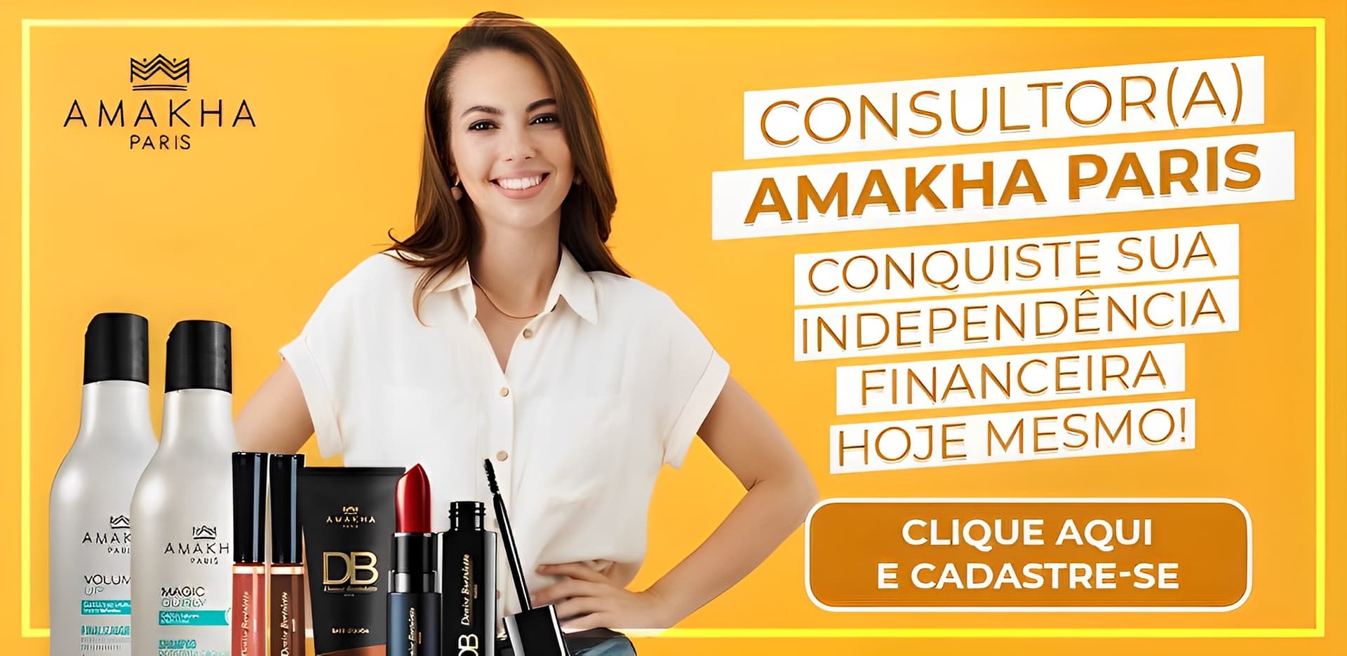 Banner Seja Consultor Amakha Paris